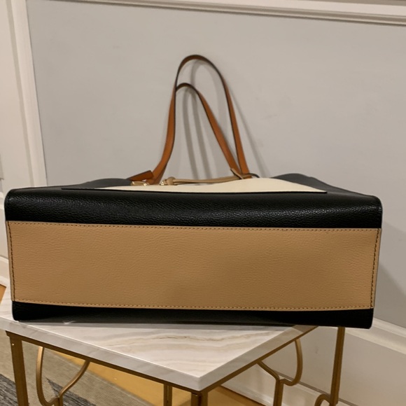 Marc Jacobs Large Grind Colorblock Large Tri-Compartment Key & Lock Tote Bag - Picture 8 of 15